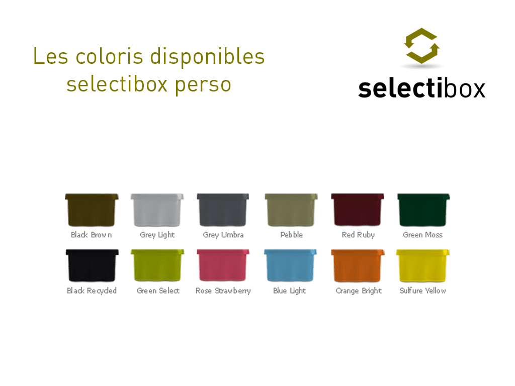 coloris poubelle selectibox perso
