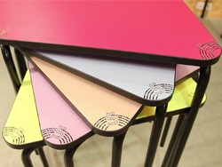 table scolaire empilable