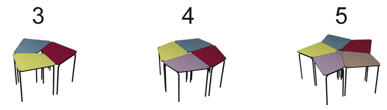table modulable 3.4.5.