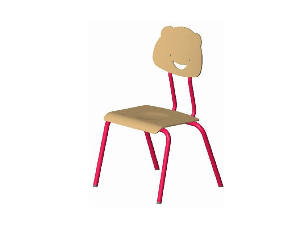 Chaise maternelle Cendrine au design ludique, par IA France