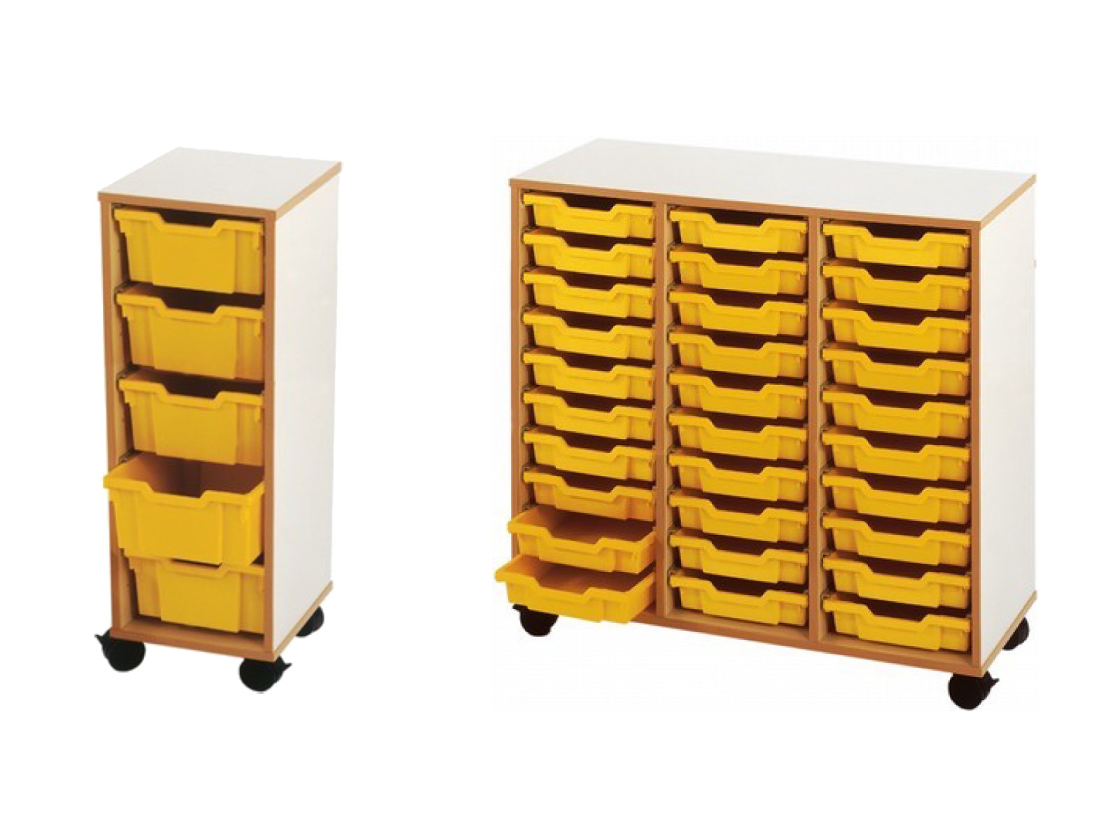 Meubles à colonnes pour classe de maternelle, meuble modulable à composer en fonction de vos besoins