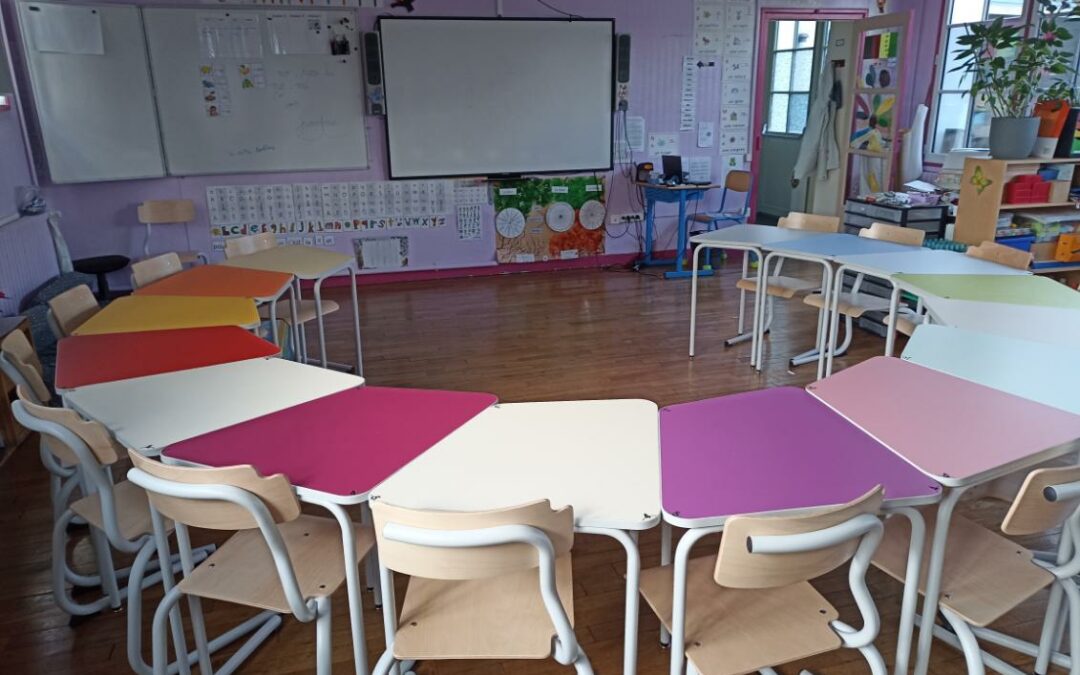 Notre mobilier pédagogique choisi par l’école de Loché-sur-Indrois
