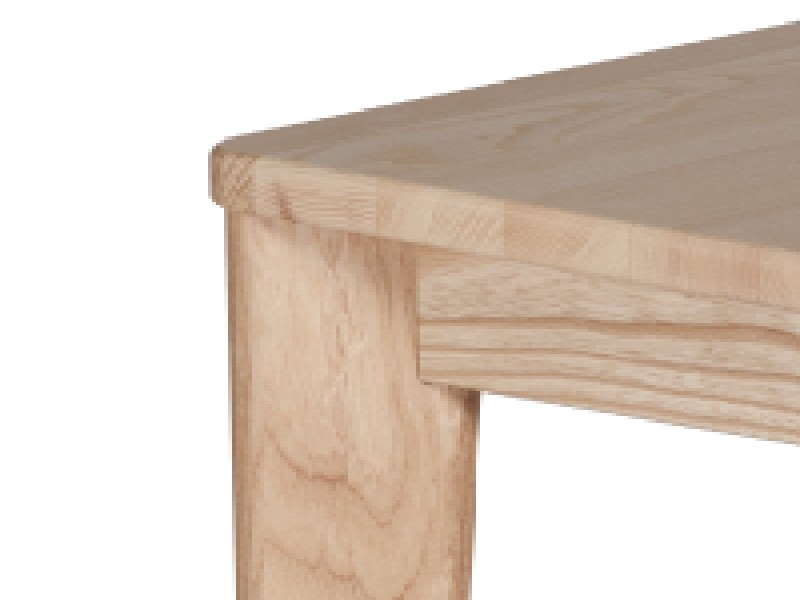 Table pour salle de réunion bois massif, 100% frêne, une table design